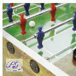 Glasspielfl�che. Spielerstangen mit Teleskopausf�hrung !