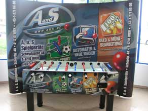 Tischfussball mit eigenem Design